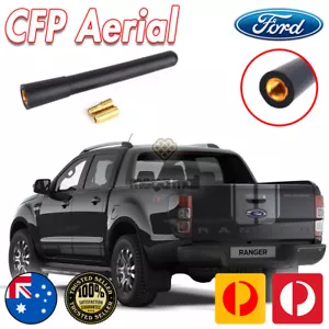 ANTENNA / AERIAL STUBBY BEE STING FOR FORD RANGER PX 2012>2020 BLACK CARBON - Picture 1 of 7