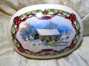 HERITAGE HOUSE MELODIE DI NATALE "O COME TUTTI VOI FEDELI" 1991 MUSIC BOX - Foto 1 di 9