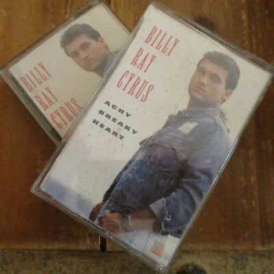 Billy Ray Cyrus', Achy Breaky Heart, Cassettes Single, 1992, Sony(2) - Image 1 of 3