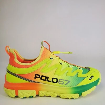 Polo Ralph Lauren Adventure 300LT Ombre Blaze Orange Toucan Green Men Size 11.5 - Image 1 of 4