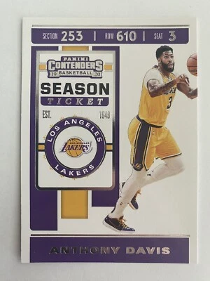 2019-20 Panini Contenders Season Ticket Anthony Davis #7 - Image 1 of 2