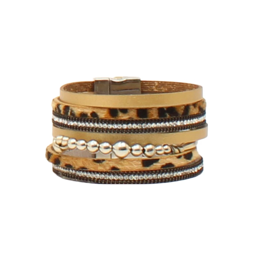 Blazin Roxx® Leopard Multi Wrapped Brown Bracelet 3051230 - Image 1 of 1
