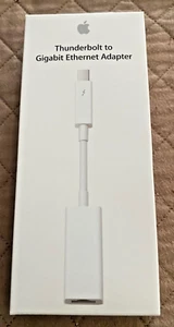 Apple Thunderbolt to Gigabit Ethernet Adapter White A1433 (NEW) - Picture 1 of 2