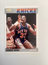 1997-98 Fleer Decade of Excellence Patrick Ewing #3 of 12 inserts NM-MT