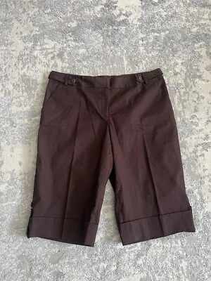 Pantalones cortos de vestir para mujer AB Studio talla 12.    O… Foto 1 de 4