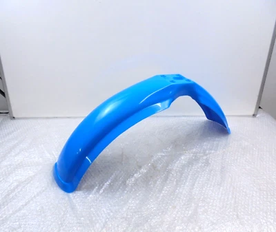 Yamaha DT200R IT175 IT200 IT250 IT465 Sky Blue Front Mudguard Fender New OEM - Image 1 of 4