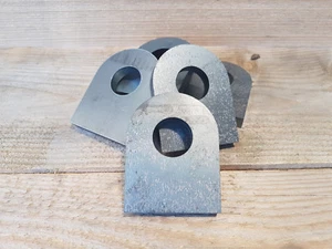 Anschweißlasche 96 x 114 mm mit 40 mm Loch, 12mm Material - Bild 1 von 2