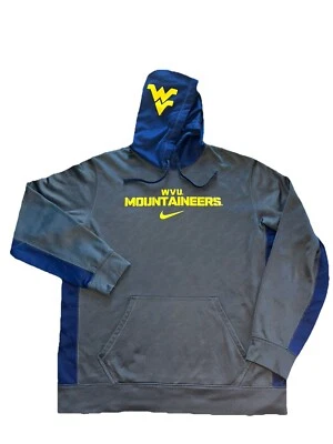 Nike Therma West Virginia Mountaineers Sweatshirt Hoodie Size Large WVU - Image 1 of 4