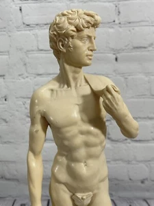 VTG 1960’s Classical Statue Biblical David By A. Santini Italy 16” Tall VGC! - Picture 1 of 12