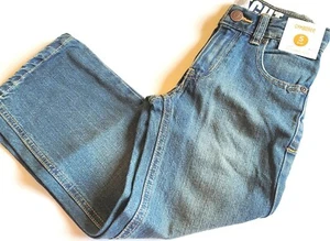 Gymboree Boys 5 Slim Medium Wash Bootcut Jeans NWT Adj Waist - Picture 1 of 1