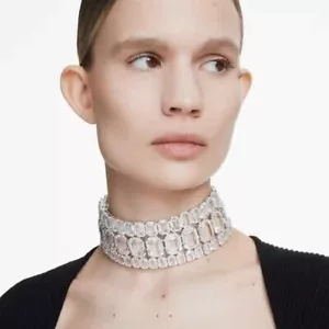 SWAROVSKI CRYSTAL MILLENIA CHOKER NECKLACE WHITE 5696290.NEW IN BOX - Picture 1 of 1