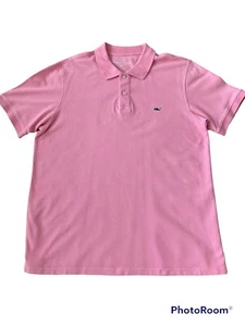 Herren VINEYARD VINES adrette rosa 100 % Baumwolle Wal Logo Poloshirt! EUC! Medium - Bild 1 von 6
