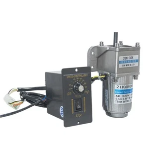AC Gear Elektromotor variabler Drehzahlregler mit Untersetzungsgetriebe 110V 220V - Bild 1 von 10