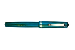 Pluma estilográfica Glare Click Aristocrat mármol pavo real azul serie GT - Imagen 1 de 2
