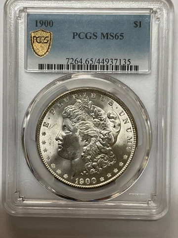 1900 P MORGAN SILVER DOLLAR $1 PCGS MS65 44937135 Cover