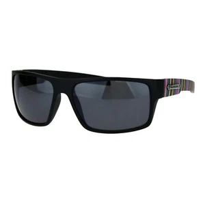 Biohazard Sunglasses Men's Casual Fashion Rectangular Shades UV400 - Picture 1 of 30