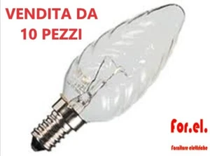 Sylvania Lampadina TORTIGLIONE Chiara E14 25W VENDITA 10 PEZZI - Bild 1 von 1