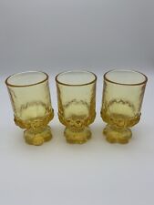 Vintage Tiffin Franciscan Madeira Yellow Cornsilk Juice Set of 3