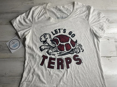 Homefield Heathered Maryland Terrapins Vintage Let's Go Terps T-Shirt Size: XL Cover