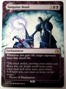 MTG Wilds of Eldraine Enchanting Tales - Sanguine Bond - Rare 0035 - VLP - Bild 1 von 1