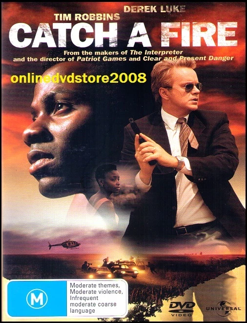 CATCH A FIRE (Tim ROBBINS Derek LUKE Bonnie HENNA) TRUE STORY THRILLER DVD NEW - image 1 of 1