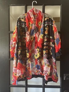 Johnny Was Petite Mishka Rose Embroidery kimono PXXL - Picture 1 of 4