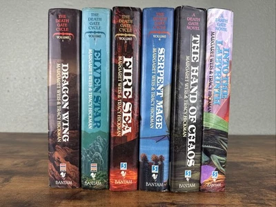 Death Gate Cycle Hardcover Set 1-6 1st Ed/1st Printings By M. Weis & T. Hickman - image 1 of 4