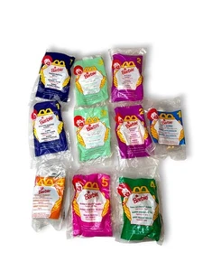 Mattel Barbie Dolls McDonalds 1996 Happy Meal Toys Set Of 10 New In Packages - Picture 1 of 11