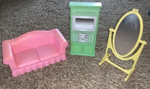 Step 2 Dollhouse Barbie Size Dolls Furniture ~ Mirror, Couch And T.V - Bild 1 von 2