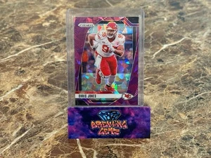 2024 Panini Prizm Purple Ice Prizm /225 Chris Jones Card #143 - Picture 1 of 1