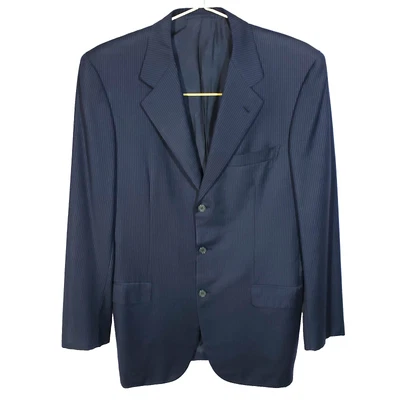Brioni Palatino Pinstripped Wool Blazer Sport Coat Made Italy Men’s 50L US 40L - Image 1 of 4