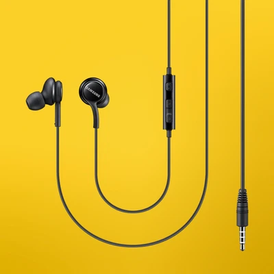 Samsung EO-IA500 In-Ear 3.5mm Wired Headphone Earphone - Black - Image 1 of 4