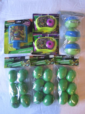 NEW ASSTD. TNMT TEENAGE MUTANT NINJA TURTLES TREAT CONTAINERS CAMERA NIGHT LIGHT - Image 1 of 4
