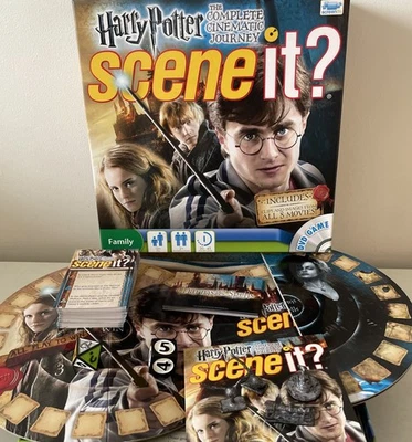 HARRY POTTER SCENE IT DVD TRIVIA QUIZ BOARD GAME- THE COMPLETE CINEMATIC JOURNEY - Image 1 of 4