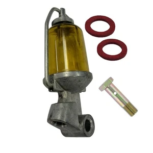 Eine Kraftstoffsedimentschale aus Glas mit 2 Dichtungen & Halteschraube passt für Ford/New Holland - Bild 1 von 9