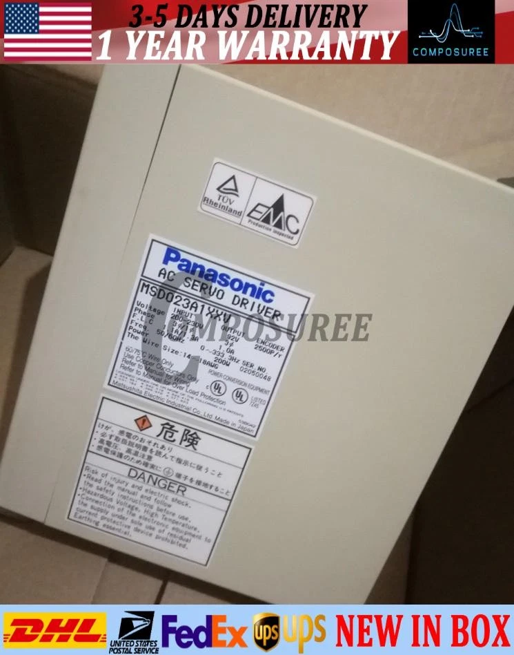PANASONIC AC Servo Drive MSD023A1XXV Brand One Year Warranty - Image 1 of 1
