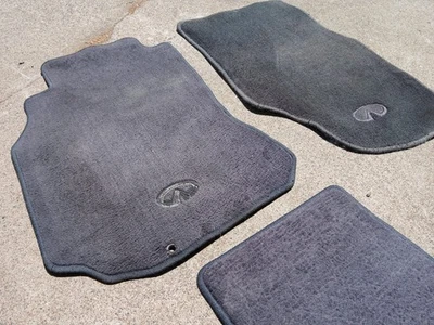 Alfombrillas alfombrillas gris conductor trasero pasajero OEM 03-06 Infiniti G35 sedán Foto 1 de 4