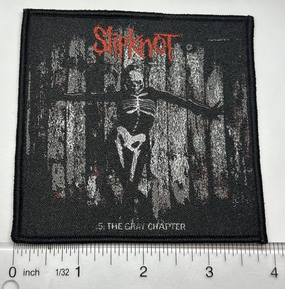 slipknot the gray chapter Black Border Woven Patch  - Image 1 of 1