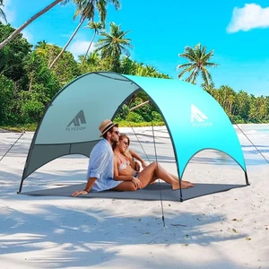 Beach Tent - Beach Shade Canopy Compact Fold (16.9x3.9″), Own Patent, 360° Ve... - Picture 1 of 7