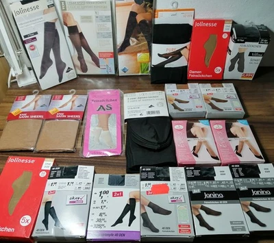 57 Paar Konvolut Damen-Feinkniestrümpfe Feinsöckchen  20-60 DEN  schwarz   - Bild 1 von 4