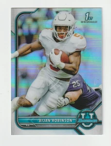 2022 Bowman University Chrome Refractor #31 Bijan Robinson RC, Atlanta Falcons - Bild 1 von 2