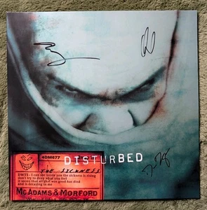 Firmado! Disturbed - Vinilo 25 Aniversario The Sickness EN MANO - Imagen 1 de 6