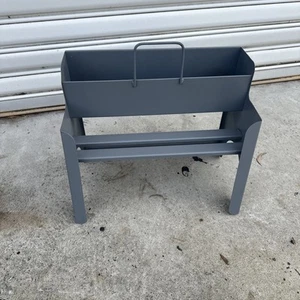 Oil Rack Shell Neptune Style 10 Bottle Primed Repro Metal - Picture 1 of 10