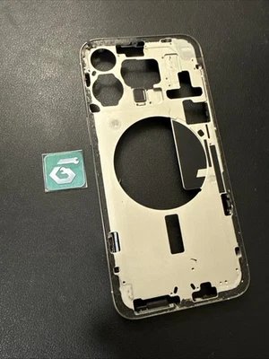 Apple iPhone 15 Pro Max White Titanium Mid Frame Genuine OEM Grade A - Image 1 of 4