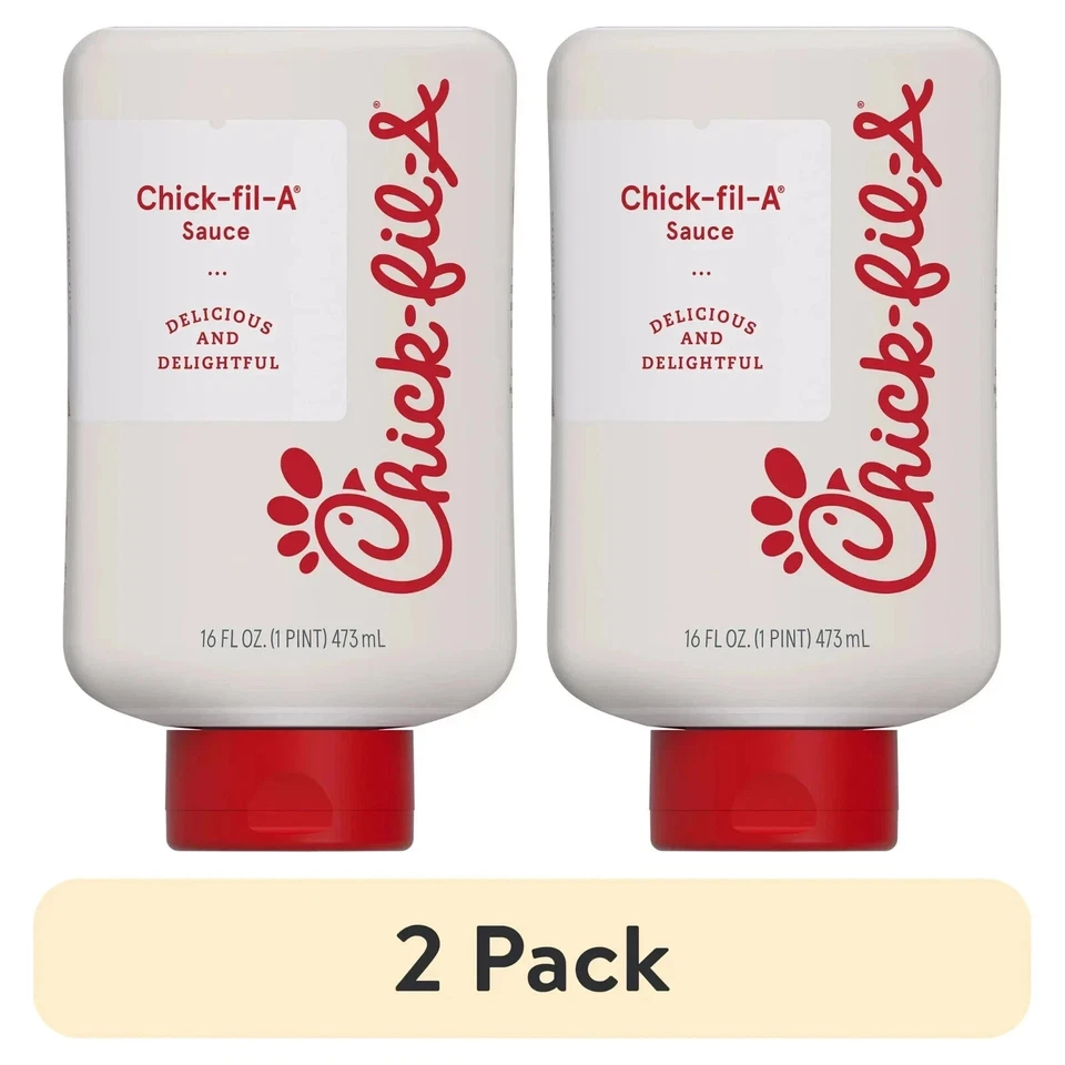 BRANDED Chick-fil-A Dipping Sauce, 16 fl oz Squeeze Bottle (2 pack) FREE SHIPPING