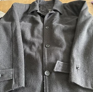 Vintage Cezani Mens Wool Blend Coat Jacket Button Front 2XL From Early 2000’s - Picture 1 of 10