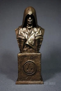 KUNDENSPEZIFISCH GEFORMT INSPIRIERT VON ARNO DORIAN ASSASSIN'S CREED KUNSTBRONZEBÜSTE STATUE - Bild 1 von 12