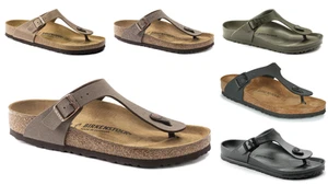 Birkenstock Gizeh Regular Fit Black/Tabacco/EVA All Sizes All Colors NEW - Picture 1 of 6