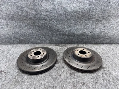JUEGO DE DISCOS ROTORES FRENO DELANTEROS IZQUIERDO Y DERECHO MERCEDES W215 CL55 SL55 E55 AMG OEM Foto 1 de 4
