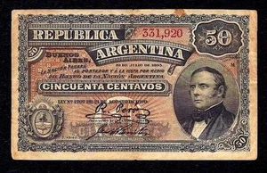 ARGENTINA 50 Centavos P-230 1895 - Imagen 1 de 2